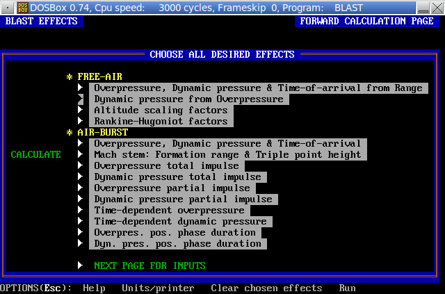 DOS Weapons Effects Programs from the Defense Nuclear Agency (DNA) 04