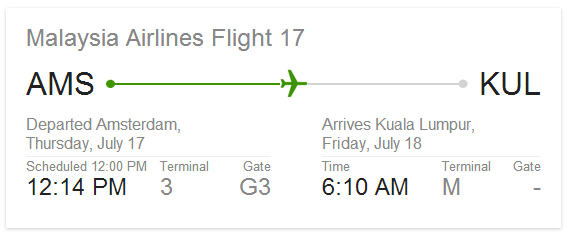 Malaysia Airlines MH17 shot down over Ukraine