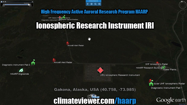 High Frequency Active Auroral Research Program (HAARP) Ionospheric Research Instrument (IRI)