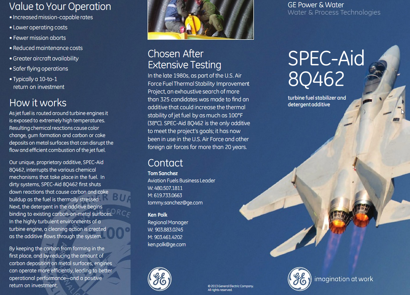 SPEC-Aid 8Q462 turbine fuel stabilizer and detergent additive