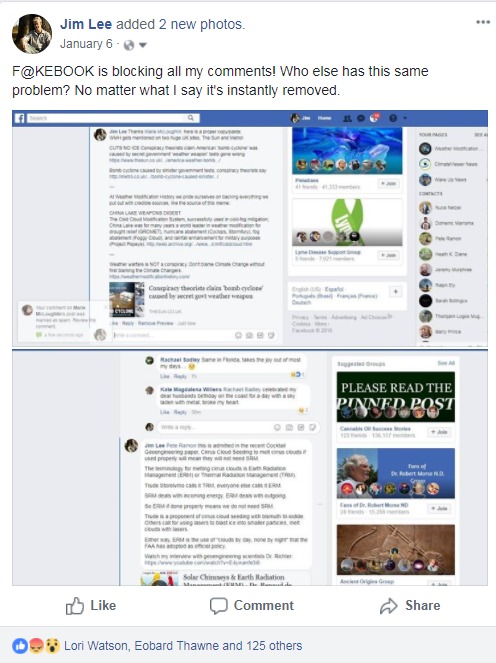 F@KEBOOK is blocking all my comments! Who else has this same problem? No matter what I say it's instantly removed. F@KEBOOK is blocking all my comments! Who else has this same problem? No matter what I say it's instantly removed.