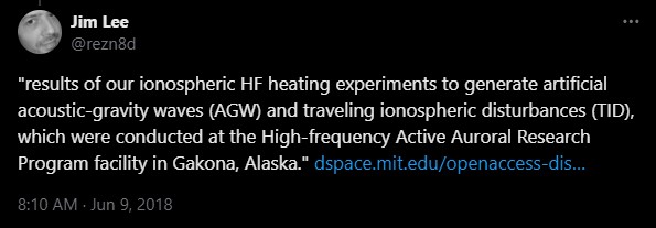 and again: Investigation of acoustic gravity waves created by anomalous heat sources: experiments and theoretical analysis #HAARP