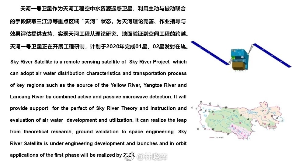 Tianhe Project Sky River Satellite