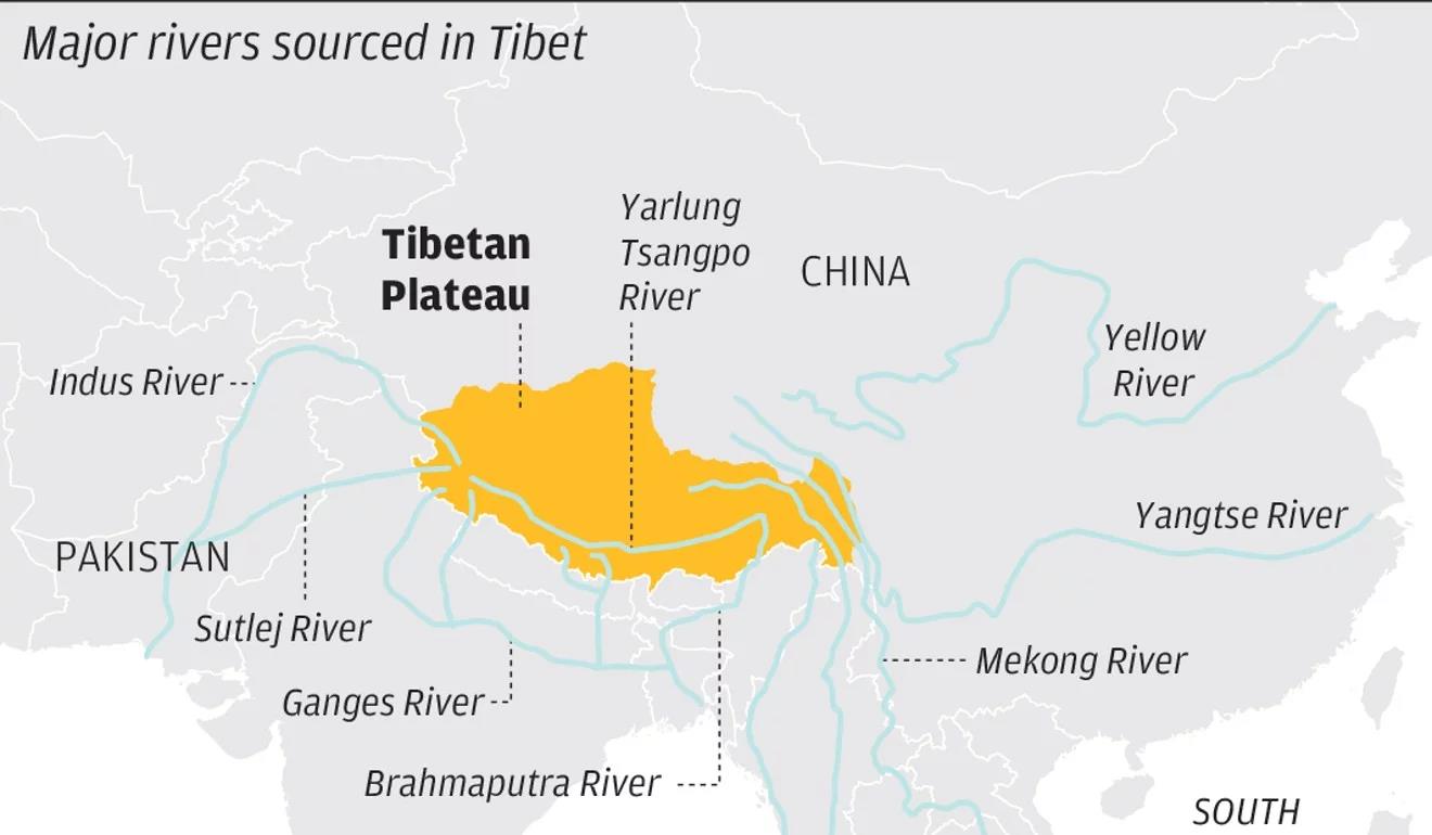 Kinesisk orografisk skyfrø i Tibet (målområde)